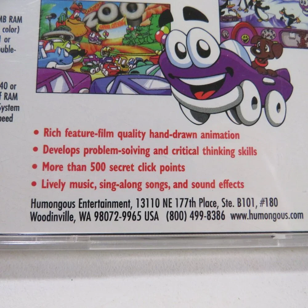 Putt-Putt Saves the Zoo Computer Game OUT OF DATE SOFTWARE
